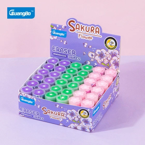 Penghapus Guangbo / Eraser Sakura Flower HWH06323 / Hapusan